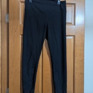 Zyia Black High Rise Workout Leggings Plus Size 16-18